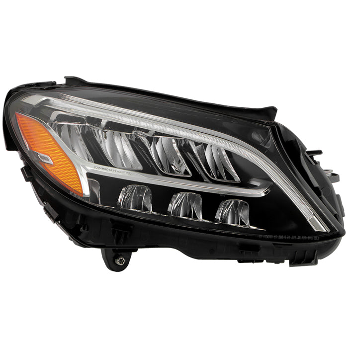 SPYDER 21-22 Mercedes C300 LED Non-AFS 4-Pin OE Right Projector Headlight (PRO-JH-MBW20521-LED-OE-R) 9959189