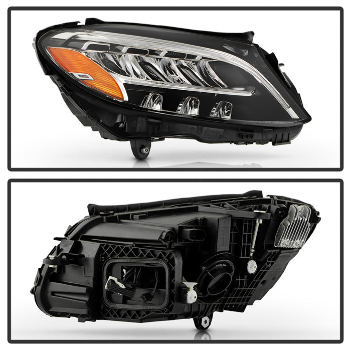 SPYDER 21-22 Mercedes C300 LED Non-AFS 4-Pin OE Right Projector Headlight (PRO-JH-MBW20521-LED-OE-R) 9959189