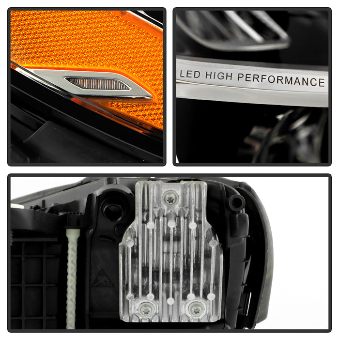 SPYDER 21-22 Mercedes C300 LED Non-AFS 4-Pin OE Right Projector Headlight (PRO-JH-MBW20521-LED-OE-R) 9959189