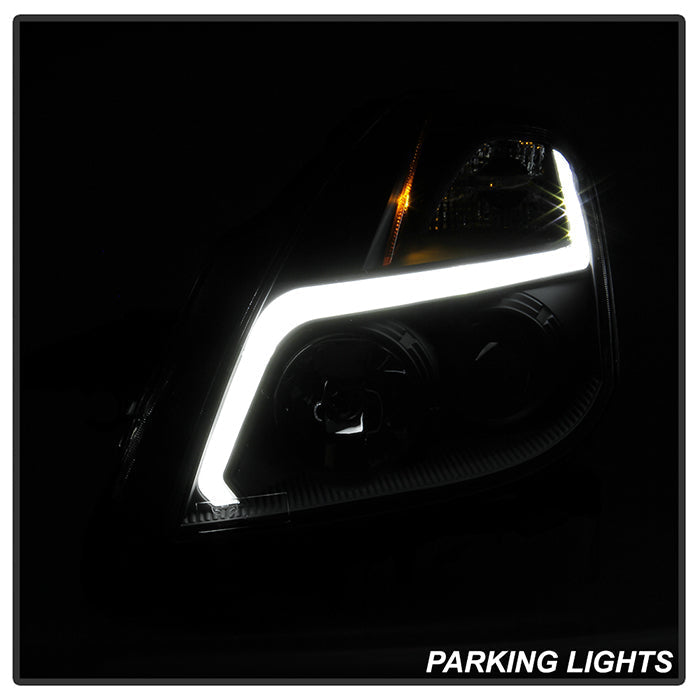 SPYDER 08-09 Nissan Altima Coupe (Halogen Only) Headlights - Black (PRO-JH-NA08-2D-LB-BK) 9047572