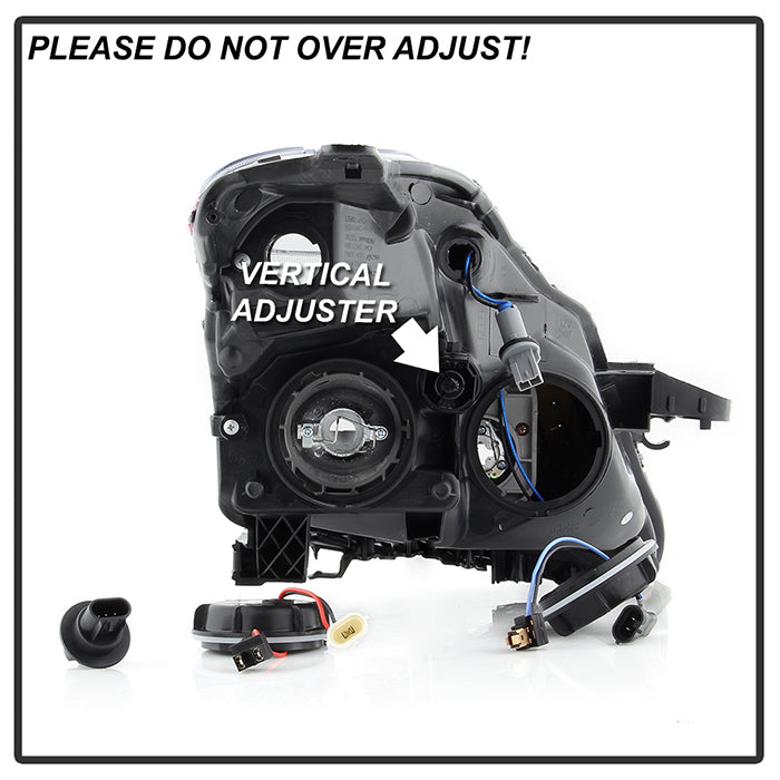 SPYDER 08-09 Nissan Altima Coupe (Halogen Only) Headlights - Black (PRO-JH-NA08-2D-LB-BK) 9047572