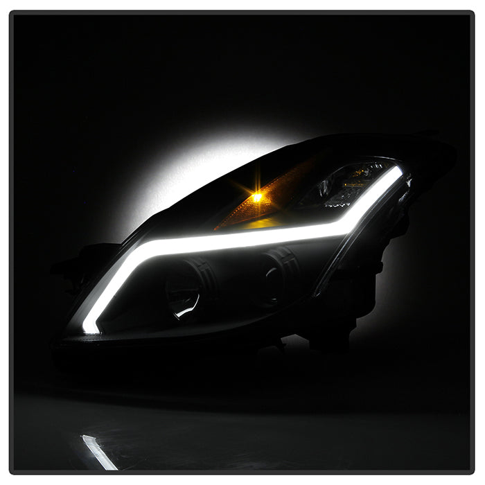 SPYDER 08-09 Nissan Altima Coupe (Halogen Only) Headlights - Black (PRO-JH-NA08-2D-LB-BK) 9047572