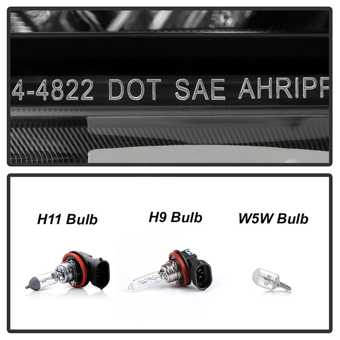 SPYDER xTune 16-18 Nissan Altima Sequential LED High/Low Headlights - Black (PRO-JH-NA16-SB-LED-BK) 9950643