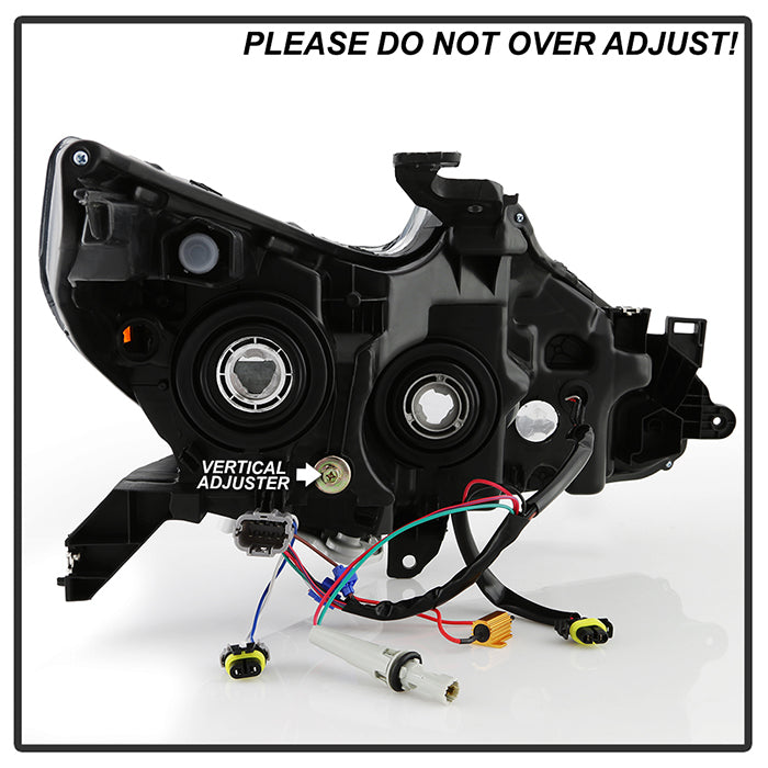 SPYDER xTune 16-18 Nissan Altima Sequential LED High/Low Headlights - Black (PRO-JH-NA16-SB-LED-BK) 9950643
