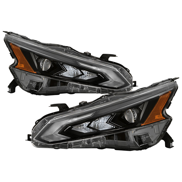 xTune Nissan Altima 19-20 4Dr w High Beam LED Projector Headlight - OE SET PRO-JH-NA20-HBA-LED-OE-BK 9949401