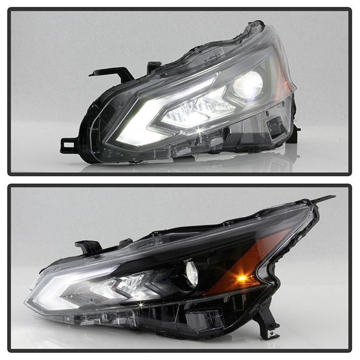 xTune Nissan Altima 19-20 4Dr w High Beam LED Projector Headlight - OE SET PRO-JH-NA20-HBA-LED-OE-BK 9949401