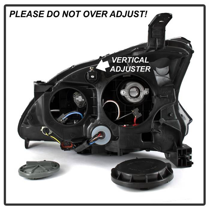 SPYDER xTune 13-15 Nissan Sentra DRL LED Light Bar Proj Halogen Headlights - Blk Smoke (PRO-JH-NS13-LB-BSM) 9042973