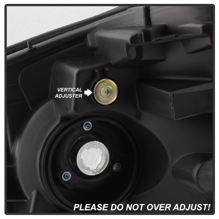 SPYDER Xtune Nissan Titan 04-14 Projector Headlights LED Halo Black PRO-JH-NTI04-LED-BK 5077103