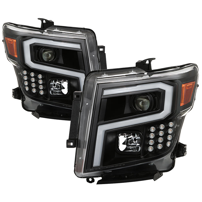 Xtune Nissan Titan (Halogen Only) 06-20 Projector Headlights Black PRO-JH-NTI16-LBBRL-BK 9049224