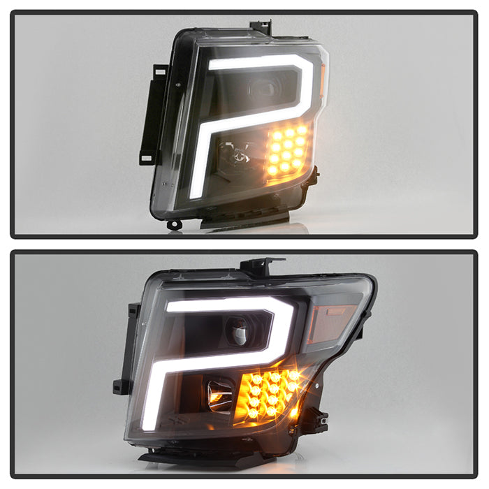 Xtune Nissan Titan (Halogen Only) 06-20 Projector Headlights Black PRO-JH-NTI16-LBBRL-BK 9049224
