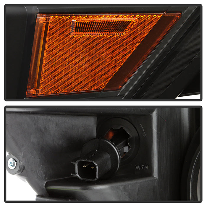Xtune Nissan Titan (Halogen Only) 06-20 Projector Headlights Black PRO-JH-NTI16-LBBRL-BK 9049224