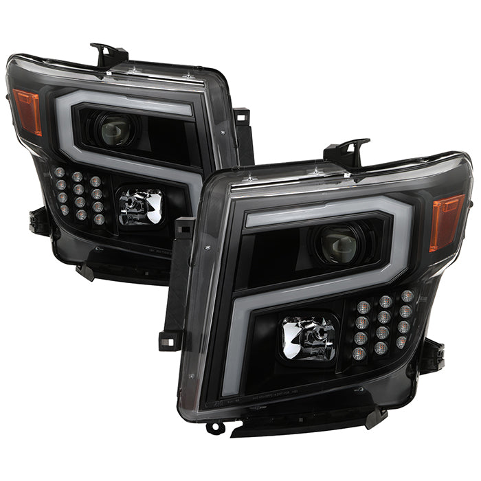 Xtune Nissan Titan (Halogen Only) 06-20 Projector Headlights Black Smoked PRO-JH-NTI16-LBBRL-BSM 9049231