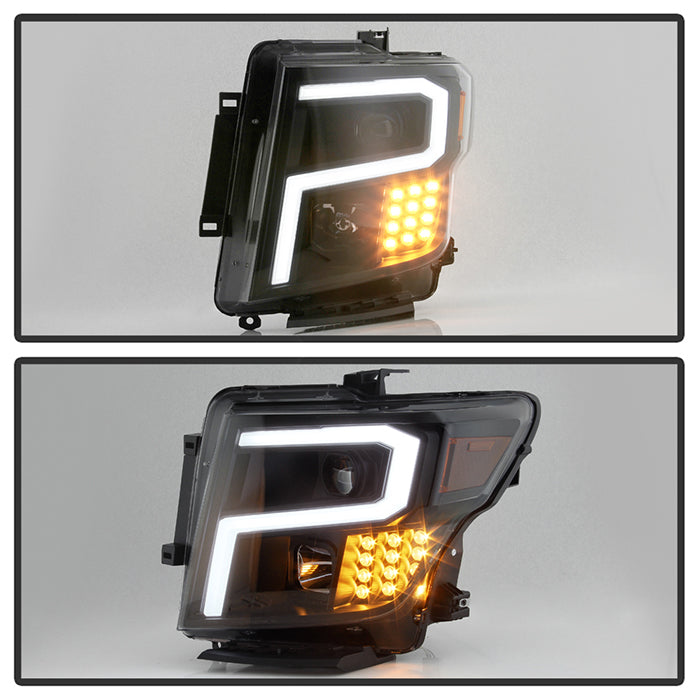 Xtune Nissan Titan (Halogen Only) 06-20 Projector Headlights Black Smoked PRO-JH-NTI16-LBBRL-BSM 9049231
