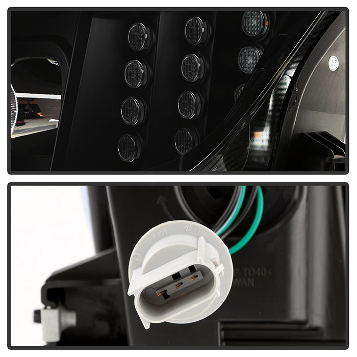 Xtune Nissan Titan (Halogen Only) 06-20 Projector Headlights Black Smoked PRO-JH-NTI16-LBBRL-BSM 9049231