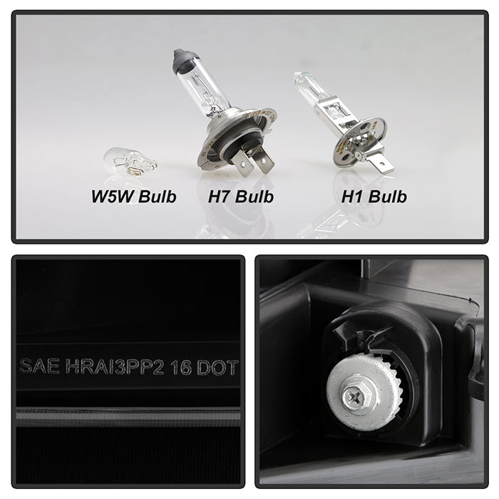 Xtune Nissan Titan (Halogen Only) 06-20 Projector Headlights Black Smoked PRO-JH-NTI16-LBBRL-BSM 9049231