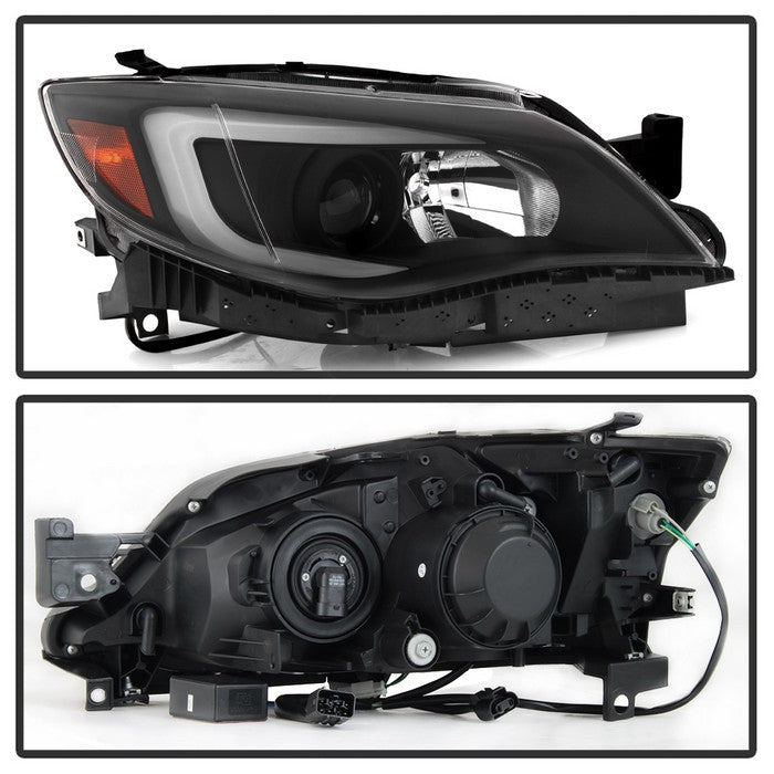 SPYDER xTune Subaru Impreza WRX Halogen Only 08-14 Projector Headlights Black PRO-JH-SI08-LBDRL-BK 9039379