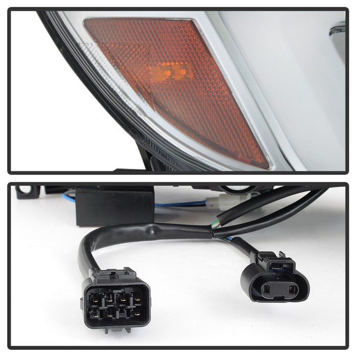 SPYDER xTune Subaru Impreza WRX Halogen Only 08-14 Projector Headlights - Chrome PRO-JH-SI08-LBDRL-C 9039362