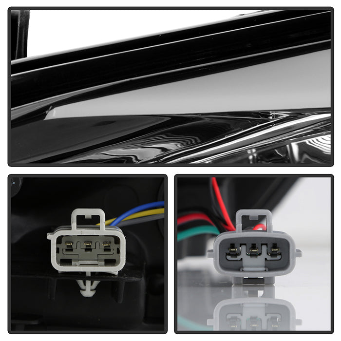 SPYDER xTune 14-16 Toyota Corolla w/LED DRL (OE Style) Headlights - Black w/ Chrome (PRO-JH-TCOL14-LED-BK) 9950605