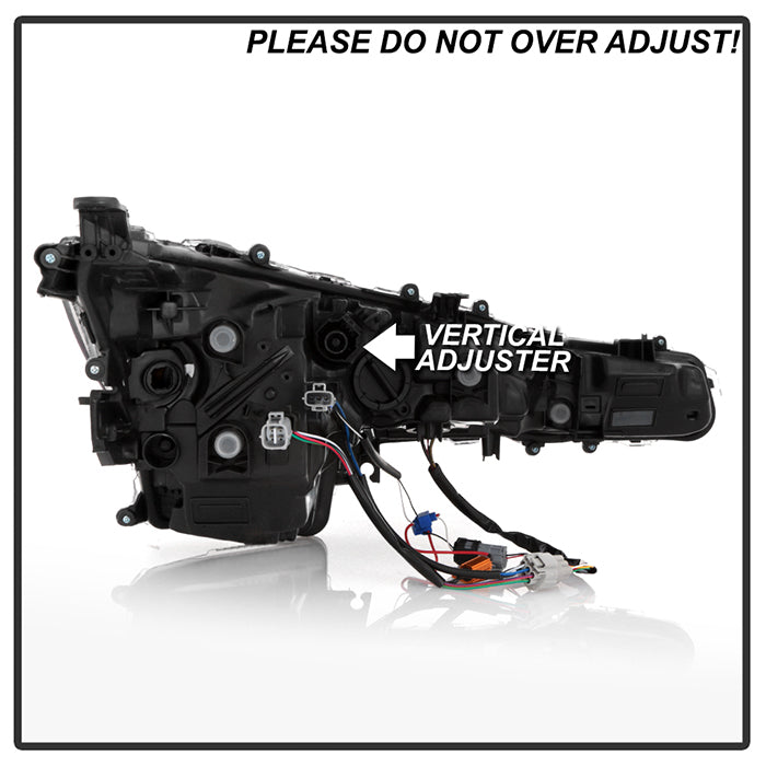 xTune US Built Toyota Corolla 18-20 L LE LED Proj Headlights-SE Style Black PRO-JH-TCOL20LUS-LED-BK 9949326