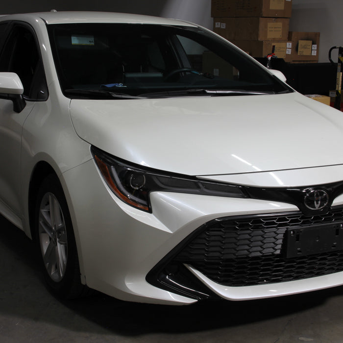xTune US Built Toyota Corolla 18-20 L LE LED Proj Headlights-SE Style Black PRO-JH-TCOL20LUS-LED-BK 9949326