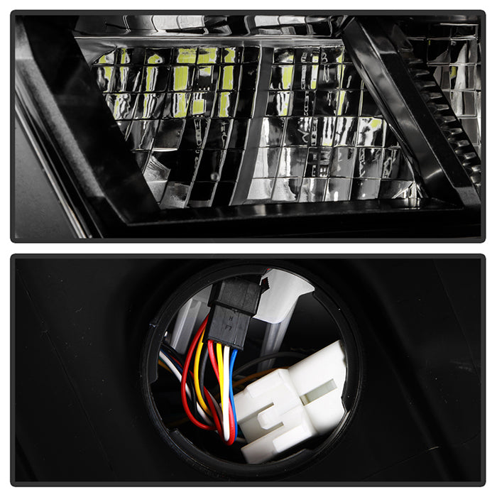 SPYDER Xtune 16-22 Toyota Tacoma Full LED w/DRL Headlight - Black (PRO-JH-TTA20-FLED-AM-BK) 9953354