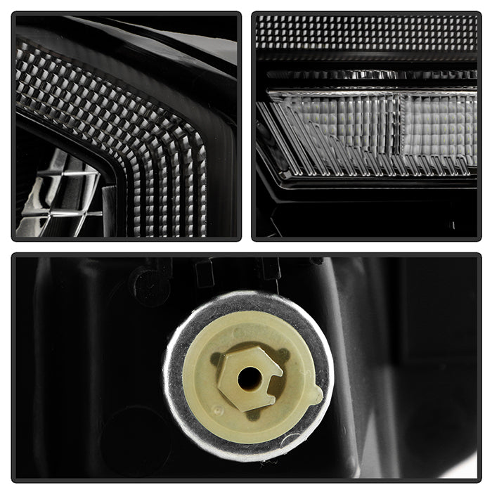 SPYDER Xtune 16-22 Toyota Tacoma Full LED w/DRL Headlight - Black (PRO-JH-TTA20-FLED-AM-BK) 9953354