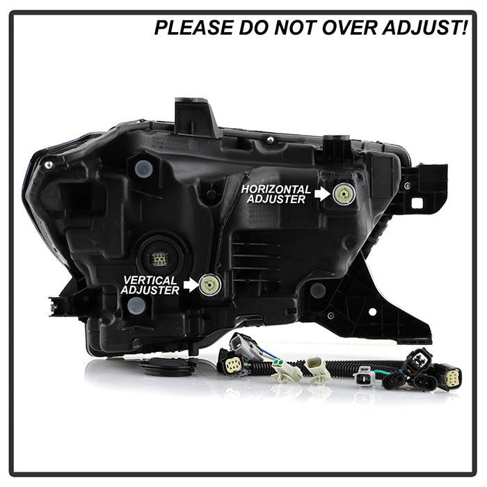 SPYDER Xtune 16-22 Toyota Tacoma Full LED w/DRL Headlight - Chrome (PRO-JH-TTA20-FLED-AM-C) 9953347
