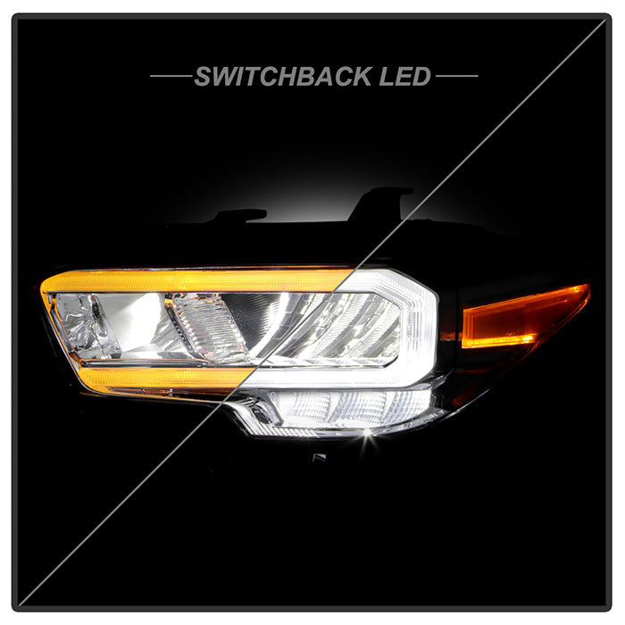 SPYDER Xtune 16-22 Toyota Tacoma Full LED w/DRL Headlight - Chrome (PRO-JH-TTA20-FLED-AM-C) 9953347