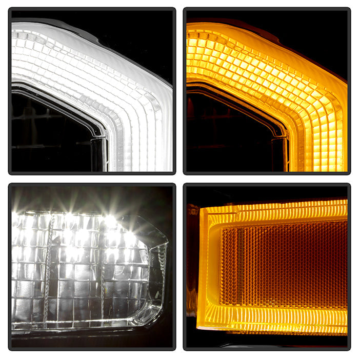 SPYDER Xtune 16-22 Toyota Tacoma Full LED w/DRL Headlight - Chrome (PRO-JH-TTA20-FLED-AM-C) 9953347