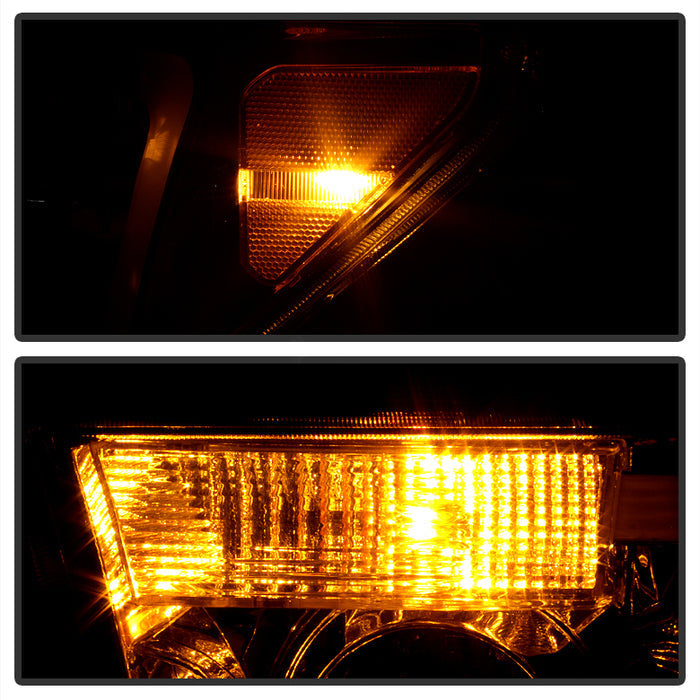 SPYDER Xtune Toyota Tundra 07-13 LED Light Bar Projector Headlights Chrome PRO-JH-TTU07-LED-C 9027895