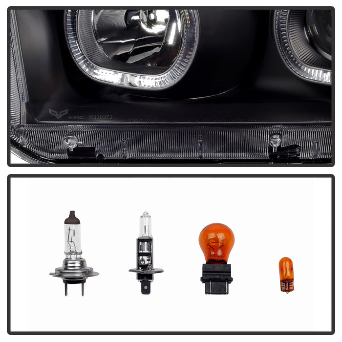 SPYDER Xtune Toyota Tundra 07-13 Projector Headlights Eliminates AFS LED Halo Black PRO-JH-TTUN07-CFB-BK 9032301