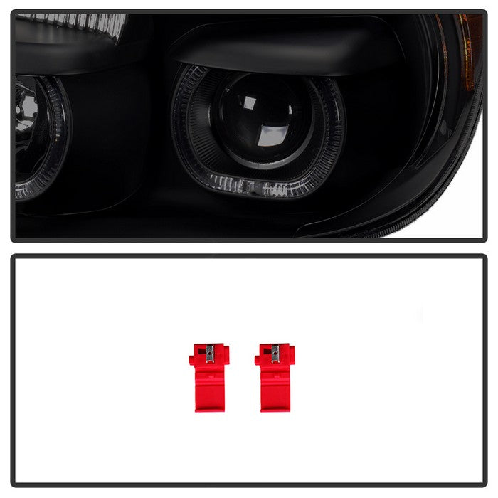 SPYDER Xtune Toyota Tundra 07-13 Projector Headlights Eliminates AFS LED Halo Smoked PRO-JH-TTUN07-CFB-BSM 9032318