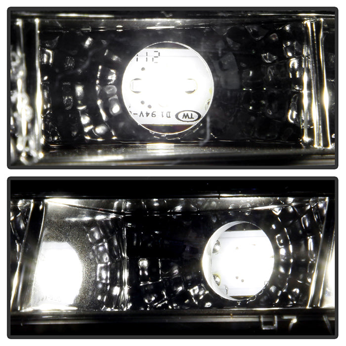 Spyder Audi A3 06-08 Projector Headlights Halogen Model Only - DRL Black PRO-YD-AA306-DRL-BK 5008510