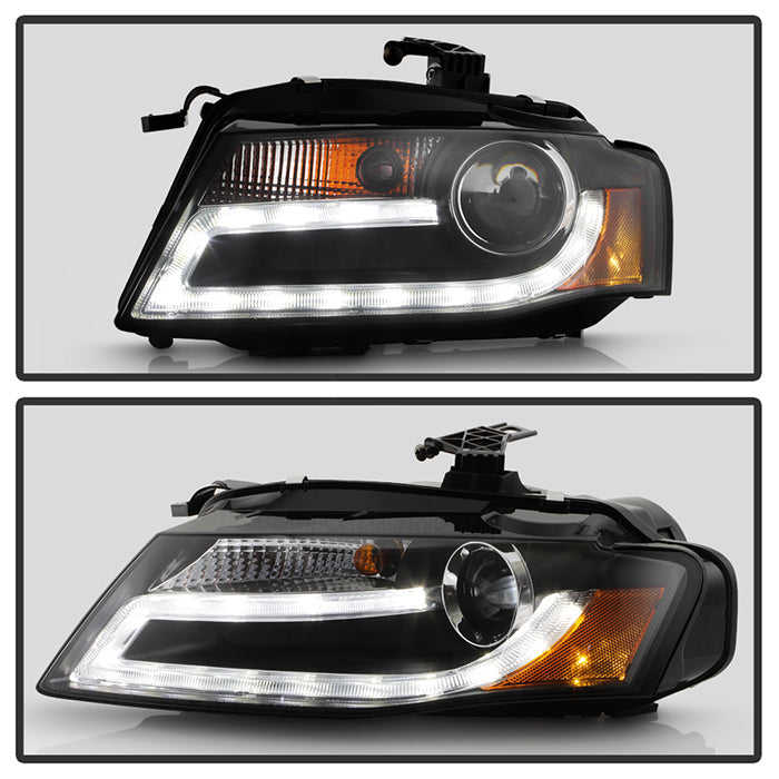 Spyder Audi A4 09-12 Projector Headlights Xenon/HID Model Only - DRL LED Blk PRO-YD-AA408-HID-DRL-BK 5080752