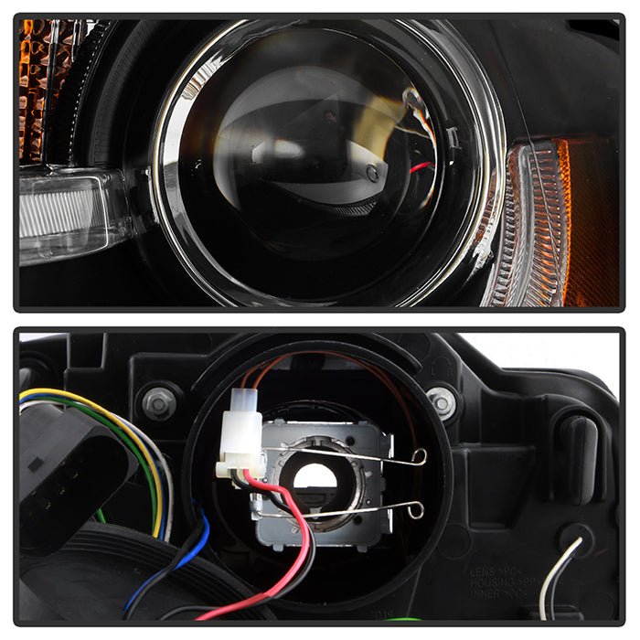 Spyder Audi A4 09-12 Projector Headlights Xenon/HID Model Only - DRL LED Blk PRO-YD-AA408-HID-DRL-BK 5080752
