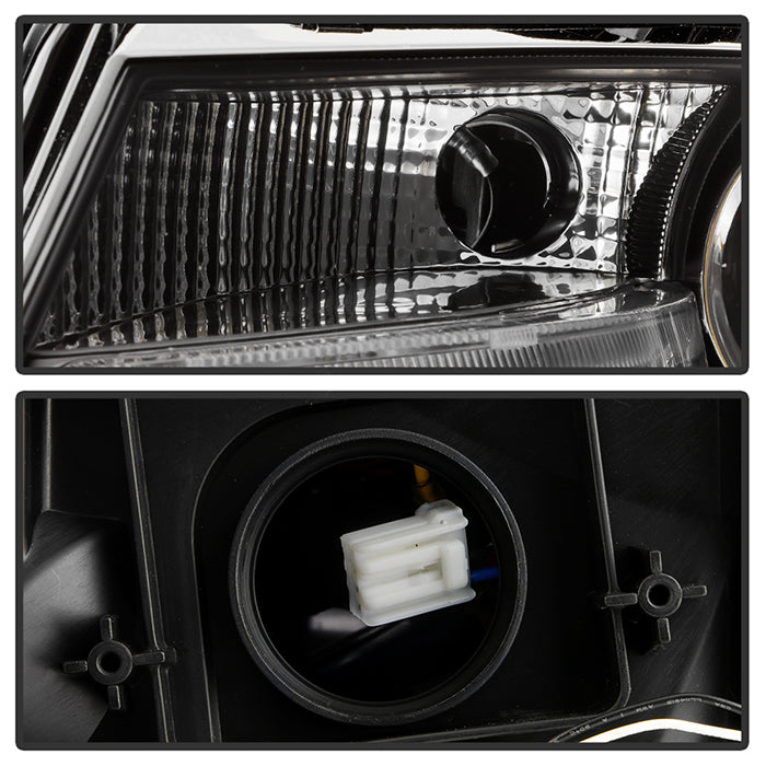 Spyder Audi A4 09-12 Projector Headlights Xenon/HID Model Only - DRL LED Blk PRO-YD-AA408-HID-DRL-BK 5080752