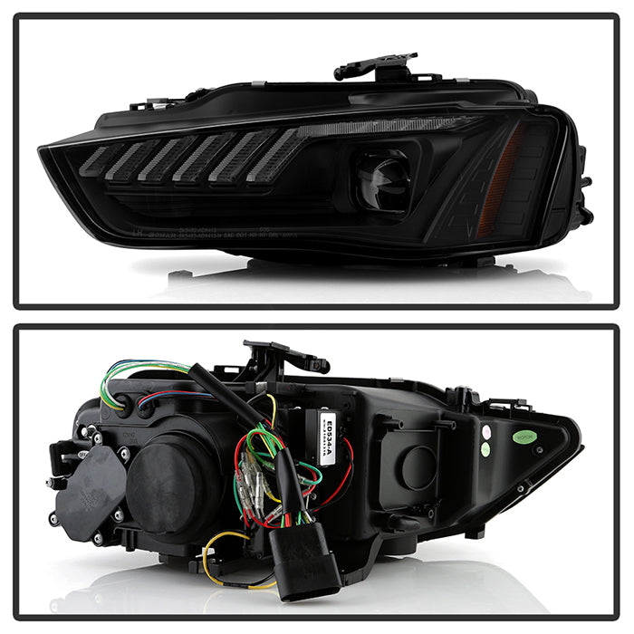 Spyder 13-16 Audi A4/S4 HID Model Only High-Power LED Headlights - Black PRO-YD-AA413HIDAP-BK 5088352
