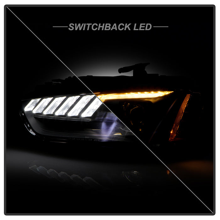 Spyder 13-16 Audi A4/S4 HID Model Only Projector Headlights - Black PRO-YD-AA413HIDSI-BK 5088338