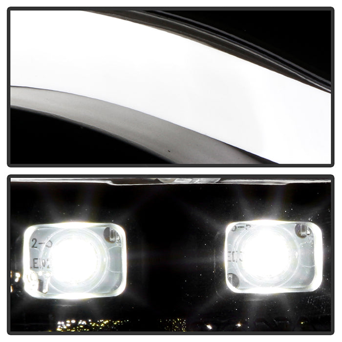 Spyder Audi A6 05-07 Projector Headlights Halogen Light Tube DRL Blk PRO-YD-ADA605-LTDRL-BK 5071903