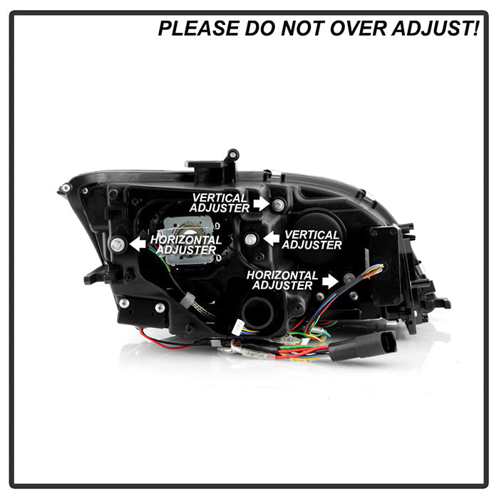 Spyder Audi TT 12-15 AFS Model Only Projector Headlights BK PRO-YD-ATT12HID-AFSSEQ-BK 5087621
