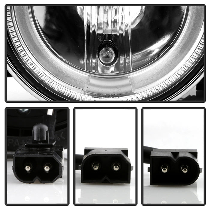 Spyder BMW E34 5-Series 89-94 Projector Headlights NO FIT 750 LED Halo Chrm PRO-YD-BMWE34-HL-C 5008732