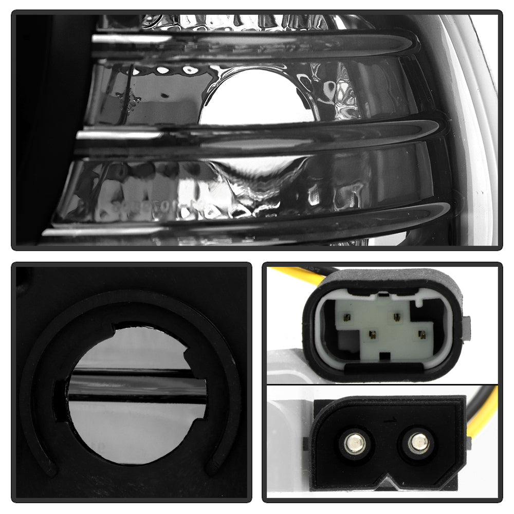 Spyder BMW E38 7-Series 99-01 Projector Headlights 1PC Xenon- LED Halo Blk PRO-YD-BMWE3899-HID-HL-BK 5008862