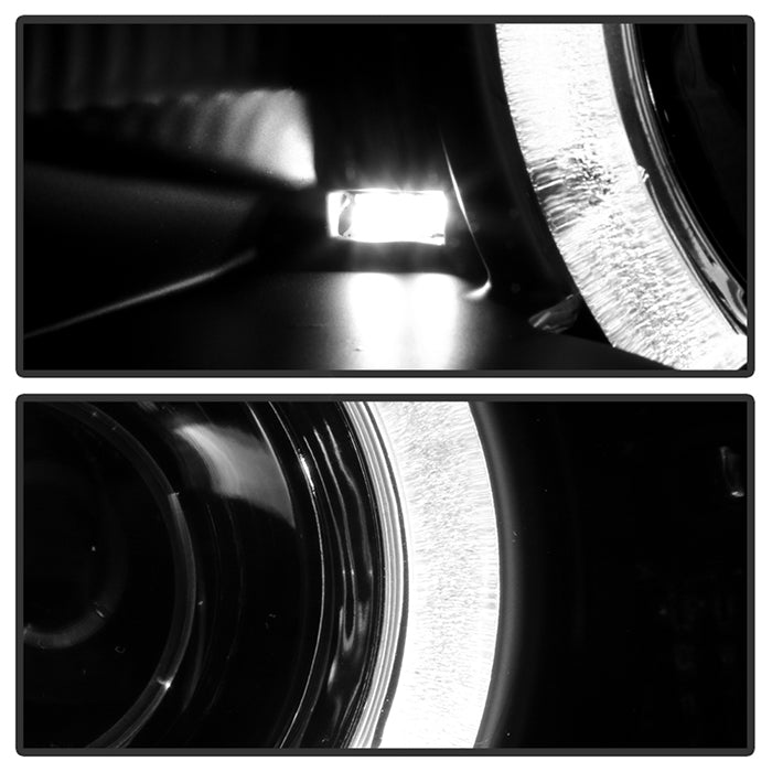 Spyder BMW E46 3-Series 04-06 2 DR Projector Halogen Model- LED Halo Blk PRO-YD-BMWE4604-2DR-HL-BK 5077141