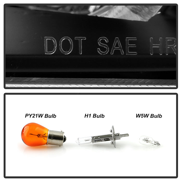 Spyder BMW E46 3-Series 04-06 2 DR Projector Halogen Model- LED Halo Blk PRO-YD-BMWE4604-2DR-HL-BK 5077141