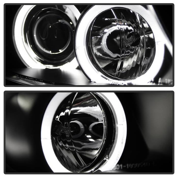 Spyder BMW E90 3-Series 06-08 Projector LED Halo Amber Reflctr Rplc Bulb Blk PRO-YD-BMWE9005-AM-BK 5009005