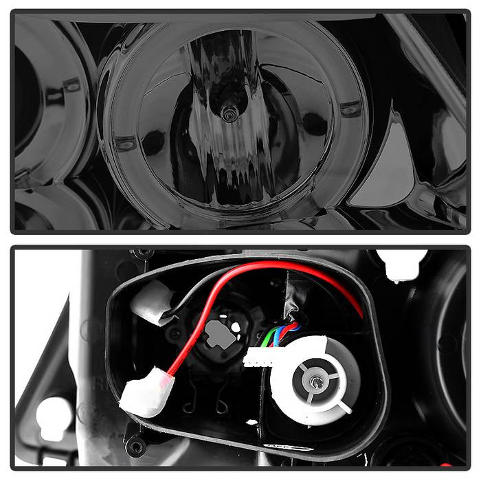 Spyder BMW E90 3-Series 06-08 Projector LED Halo Amber Reflctr Rplc Bulb Smke PRO-YD-BMWE9005-AM-SM 5009029