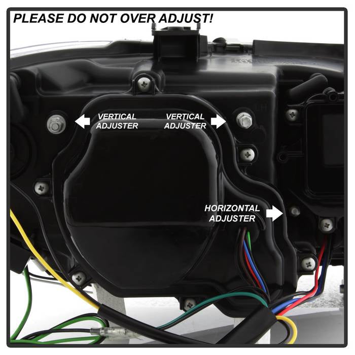 Spyder BMW E90 3-Series 06-08 4DR V2 Headlights - HID Only - Black PRO-YD-BMWE9005V2-HID-DRL-BK 5083852