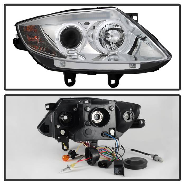 Spyder BMW Z4 03-08 Projector Headlights Xenon/HID Model Only - LED Halo Chrome PRO-YD-BMWZ403-HID-C 5029683