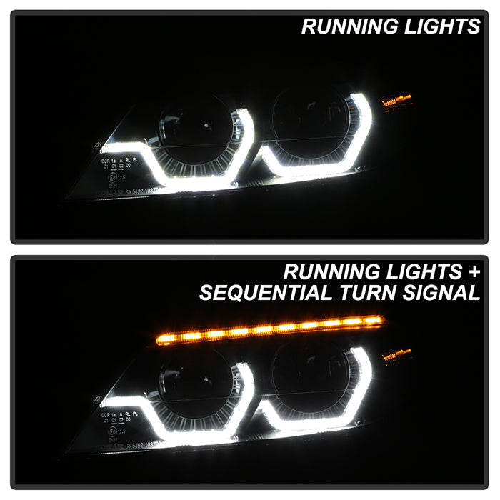 Spyder BMW Z4 09-13 Projector Headlights (Not Comp w Halogen) Black PRO-YD-BMWZ409HID-AFSSEQ-BK 5086884