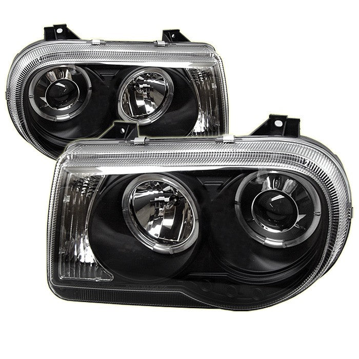 Spyder Chrysler 300C 05-10 Projector Headlights LED Halo LED Blk (Not Included) PRO-YD-C300C-HL-BK 5009135